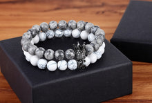 Load image into Gallery viewer, King Crown Couples Distance Bracelet