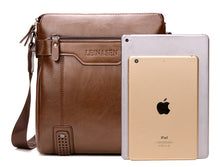 Load image into Gallery viewer, men bag shoulder leather messenger bag men leather briefcase