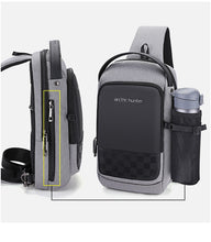 Load image into Gallery viewer, USB Waterproof Men Chest Bag

