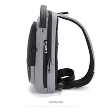 Load image into Gallery viewer, USB Waterproof Men Chest Bag