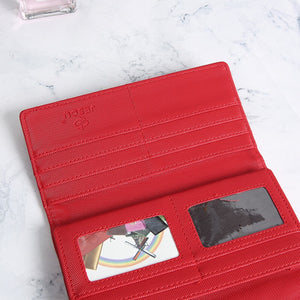 Women's Red Watch Wallet 2pcs set Gift Box Christmas