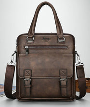 Load image into Gallery viewer, handbag messenger black brown briefcase