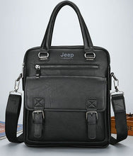 Load image into Gallery viewer, handbag messenger black brown briefcase