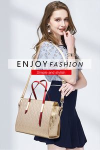Women Bag Top-Handle Bags Handbags 4pcs/set Fashion