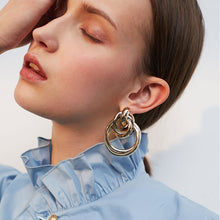 Load image into Gallery viewer, Fashion Gold Metal Drop Earrings for Women