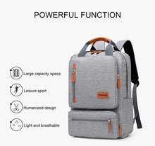 Load image into Gallery viewer, Business Men Computer Backpack Light 15.6-inch Laptop Bag