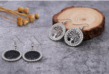 Load image into Gallery viewer, Gold Crystal Drop Earrings Women Fashion