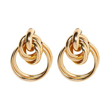 Load image into Gallery viewer, Fashion Gold Metal Drop Earrings for Women
