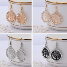 Load image into Gallery viewer, Gold Crystal Drop Earrings Women Fashion