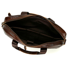 Load image into Gallery viewer, Men's Cowhide Leather Briefcase Luxury Business Messenger Bags Laptop