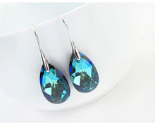 Load image into Gallery viewer, Jewelry Sets Silver Color Water drop Pendant Necklace Dangle Earrings For Women