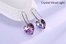 Load image into Gallery viewer, Earrings Hanging Hearts Crystals For Women Jewelry