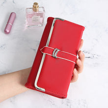 Load image into Gallery viewer, Women's Red Watch Wallet 2pcs set Gift Box Christmas