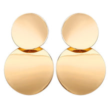 Load image into Gallery viewer, Dangle Earring For Women Round Heart Gold Color Fashion