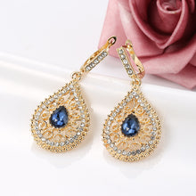 Load image into Gallery viewer, Dubai Gold Dangle Earrings For Women