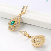 Load image into Gallery viewer, Dubai Gold Dangle Earrings For Women
