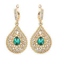 Load image into Gallery viewer, Dubai Gold Dangle Earrings For Women