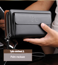 Load image into Gallery viewer, Men Clutch Bag Fashion Leather