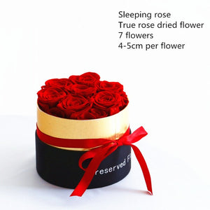 2020 New Beauty and the Beast Red Rose Eternal Flower Gift Box