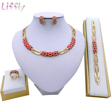 Load image into Gallery viewer, Liffly Women Dubai Jewelry Sets Luxury