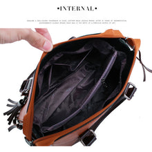 Load image into Gallery viewer, Leather Shoulder Messenger Bag Tote Bag Bolsa 4pcs/Set
