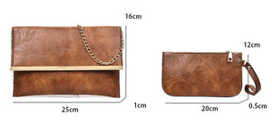 3pcs/Set Large Capacity Crossbody Bags for Women Vintage PU Leather  Fashion