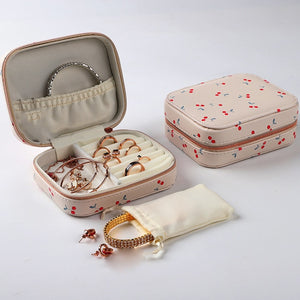 New Portable PU Jewelry Box