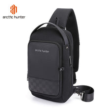 Load image into Gallery viewer, USB Waterproof Men Chest Bag
