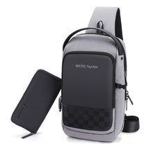 Load image into Gallery viewer, USB Waterproof Men Chest Bag