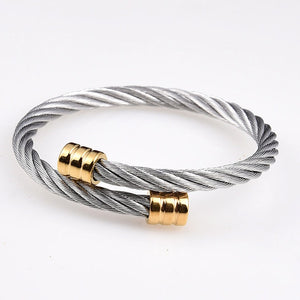 3pcs/Set  Roman Numeral Men Bracelet Handmade Stainless Steel