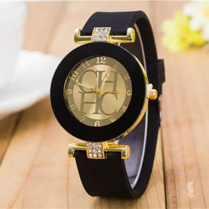 Watch Women Crystal Silicone