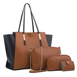Ceossman New 4pcs/Set Ladies Handbags