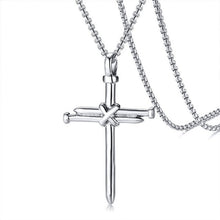 Load image into Gallery viewer, New Fashion Arrow Necklace for Men Black Metal