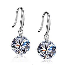 Load image into Gallery viewer, Fashion jewelry  silver Earrings Female Crystal