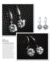 Load image into Gallery viewer, Fashion jewelry  silver Earrings Female Crystal