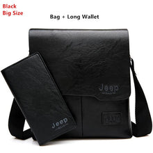 Load image into Gallery viewer, Man's Bag 2PC/Set Men Leather Messenger Shoulder Bags Business