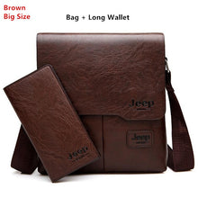 Load image into Gallery viewer, Man&#39;s Bag 2PC/Set Men Leather Messenger Shoulder Bags Business
