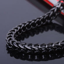 Load image into Gallery viewer, necklace mens black stainless steel  jewelry