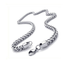 Load image into Gallery viewer, necklace mens black stainless steel  jewelry