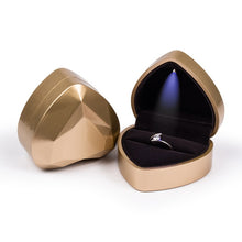Load image into Gallery viewer, wedding ring box with display storage jewelry