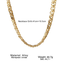 Load image into Gallery viewer, Necklace Men Statement Gold Minimalist Chunky Necklaces For Women 2020 Hip Hop Jewelry
