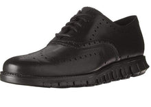 Load image into Gallery viewer, Men Dress Shoes Carved Falt Casual Shoes Man Leather Soft Bottom Lace Up Male Borgue Shoes Nonslip Outdoor Light Chaussure Homme