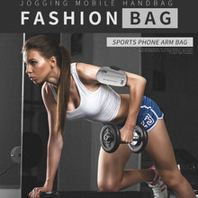 Load image into Gallery viewer, Hand Running Bag Outdoor Sports Armband Bag Case For iPhone 12 Pro Max 11 Pro Gym Fatness Phone Pouch For Samsung