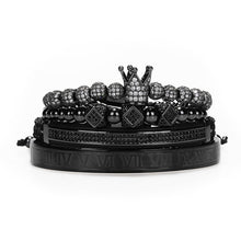 Load image into Gallery viewer, Luxury Roman Royal Crown Charm Bracelet Men Fashion 2021
