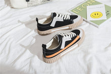 Load image into Gallery viewer, Women Shoes 2021 New Spring Fashion Women Canvas Shoes Casual Flats Striped Casual Vulcanize Shoes Fashion Style Female Sneakers
