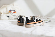 Load image into Gallery viewer, Women Shoes 2021 New Spring Fashion Women Canvas Shoes Casual Flats Striped Casual Vulcanize Shoes Fashion Style Female Sneakers