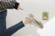 Load image into Gallery viewer, Women Shoes 2021 New Spring Fashion Women Canvas Shoes Casual Flats Striped Casual Vulcanize Shoes Fashion Style Female Sneakers