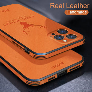 Luxury Leather Texture Case For iPhone 12 Mini 11 Pro Max