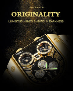 2021  Watches Men Military Waterproof Wristwatch Luxury Gold Stainless Steel
