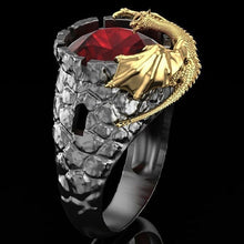 Load image into Gallery viewer, Cool Male Finger Ring Two-color Gold Metal Roman Soldier Malone
